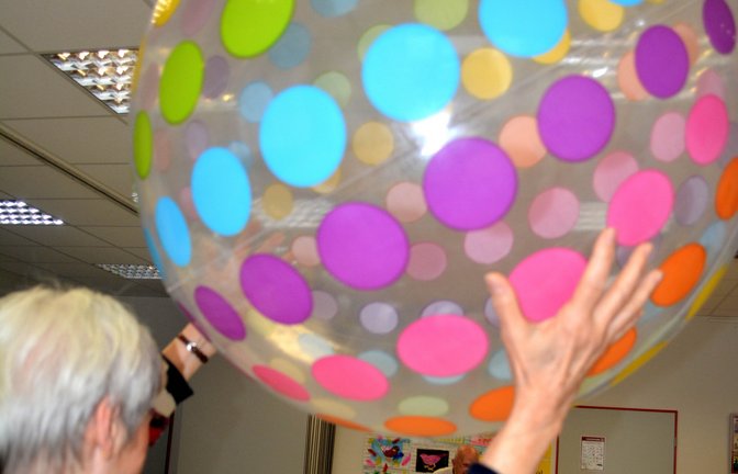 Ballspiel gehört bei den Gruppentreffen dazu.  <span class='image-autor'>Fotos: Stahlfeld</span>