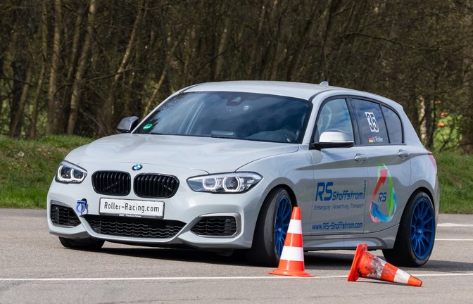 Blieb diesmal fehlerfrei: Udo Roller beim Slalom in Schwäbisch Gmünd. <span class='image-autor'>Foto: privat</span>