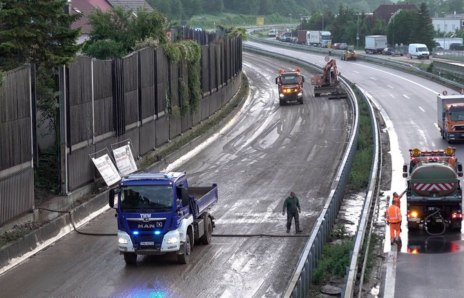 Die Aufräumarbeiten sind mittlerweile abgeschlossen.<span class='image-autor'>Foto: Alexander Hald/7aktuell.de</span>