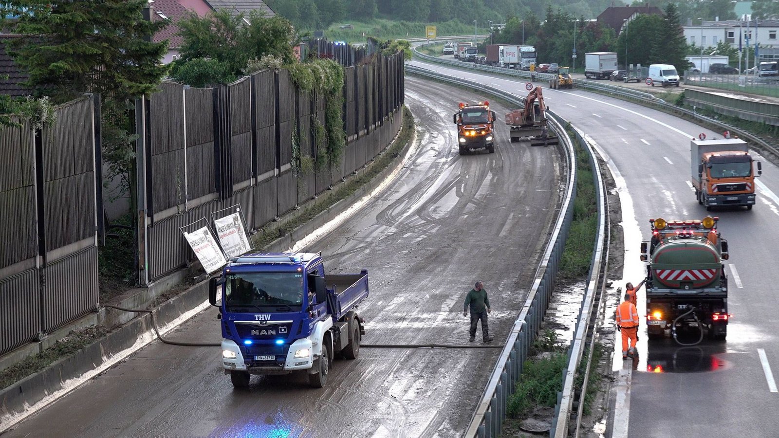 Die Aufräumarbeiten sind mittlerweile abgeschlossen.Foto: Alexander Hald/7aktuell.de Die Aufräumarbeiten sind mittlerweile abgeschlossen.Foto: Alexander Hald/7aktuell.de