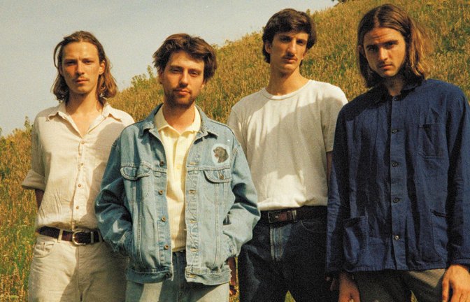 Die Band Rikas besteht aus Ferdinand Hübner, Sam Baisch, Sascha Scherer und Chris Ronge (von links).<span class='image-autor'>Foto: Lisa Nguyen</span>