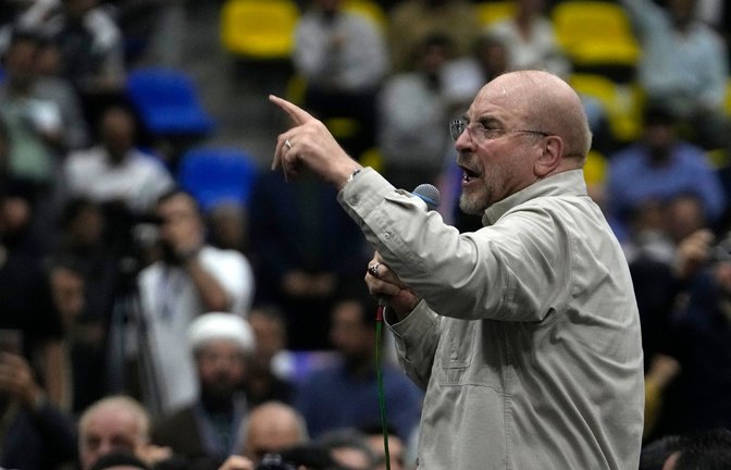 Ghalibaf stellt nach Israels Angriffen in Beiruter Vororten den diplomatischen Weg mit den USA infrage. (Archivbild)<span class='image-autor'>Foto: Vahid Salemi/AP/dpa</span>