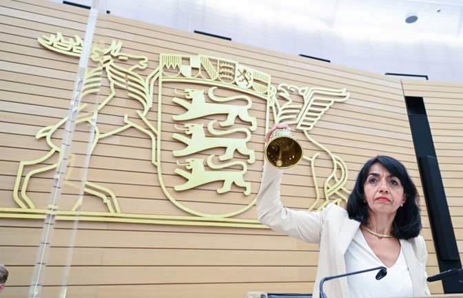 Findet die Idee von Mario Czaja daneben: Landtagspräsidentin Muhterem Aras.<span class='image-autor'>Foto: dpa/Bernd Weißbrod</span>