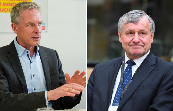 Der parlamentarische Geschäftsführer Jochen Haußmann (links) ist mit der Auflösung der Fraktion betraut. Partei- und Fraktionschef Hans-Ulrich Rülke hat nach der Wahl seinen Rückzug angekündigt.<span class='image-autor'>Foto: Bernd Weißbrod/dpa</span>