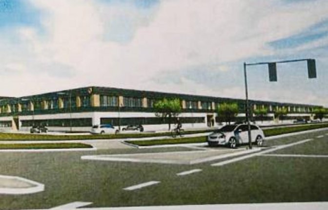 So sieht der Entwurf von Segro für den Businesspark aus.