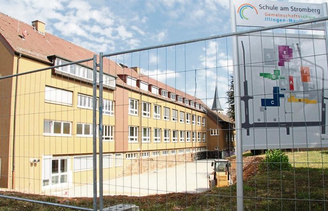 Im Untergeschoss der früheren Karl-Wengert-Schule soll die Mensa der Gemeinschaftsschule entstehen. Die Mehrkosten bereiten Verwaltung und Gemeinderat nun aber Sorgen. Fotos: Banholzer
