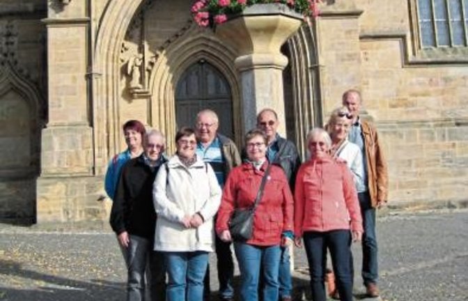 Der Erfurter Dom wurde besucht.  Foto: p
