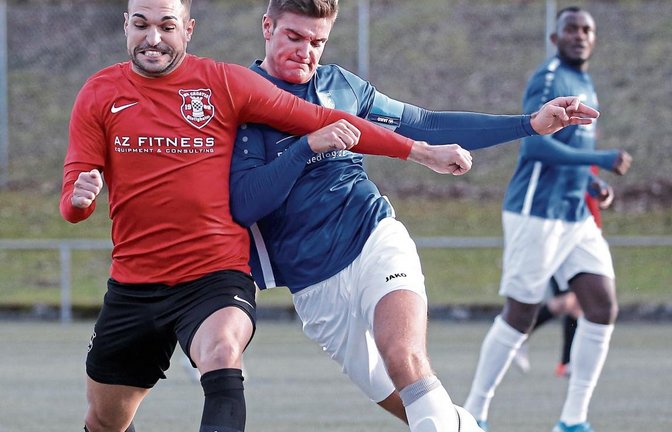 Croatia Bietigheim mit Anton Zovko (links) kämpft als Tabellenzweiter der Bezirksliga um eine Aufstiegschance in die Landesliga.  Foto: Baumann