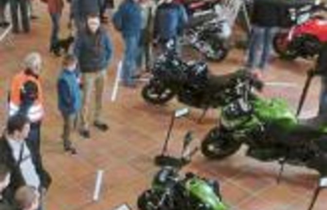 Die Motorradfreunde laden ein.  Foto: p