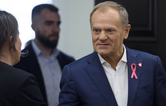 Tusk bleibt in der Migrationsfrage hart.<span class='image-autor'>Foto: imago//Aleksander Kalka</span>