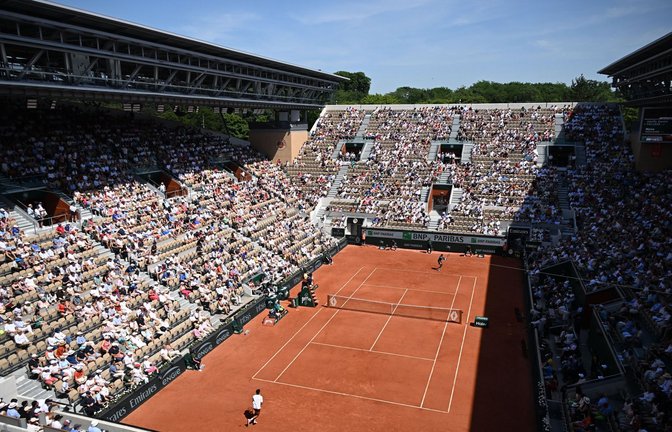 Der Vorfall ereignete sich bei den French Open.<span class='image-autor'>Foto: Emma Da Silva/AP/dpa/Emma Da Silva</span>