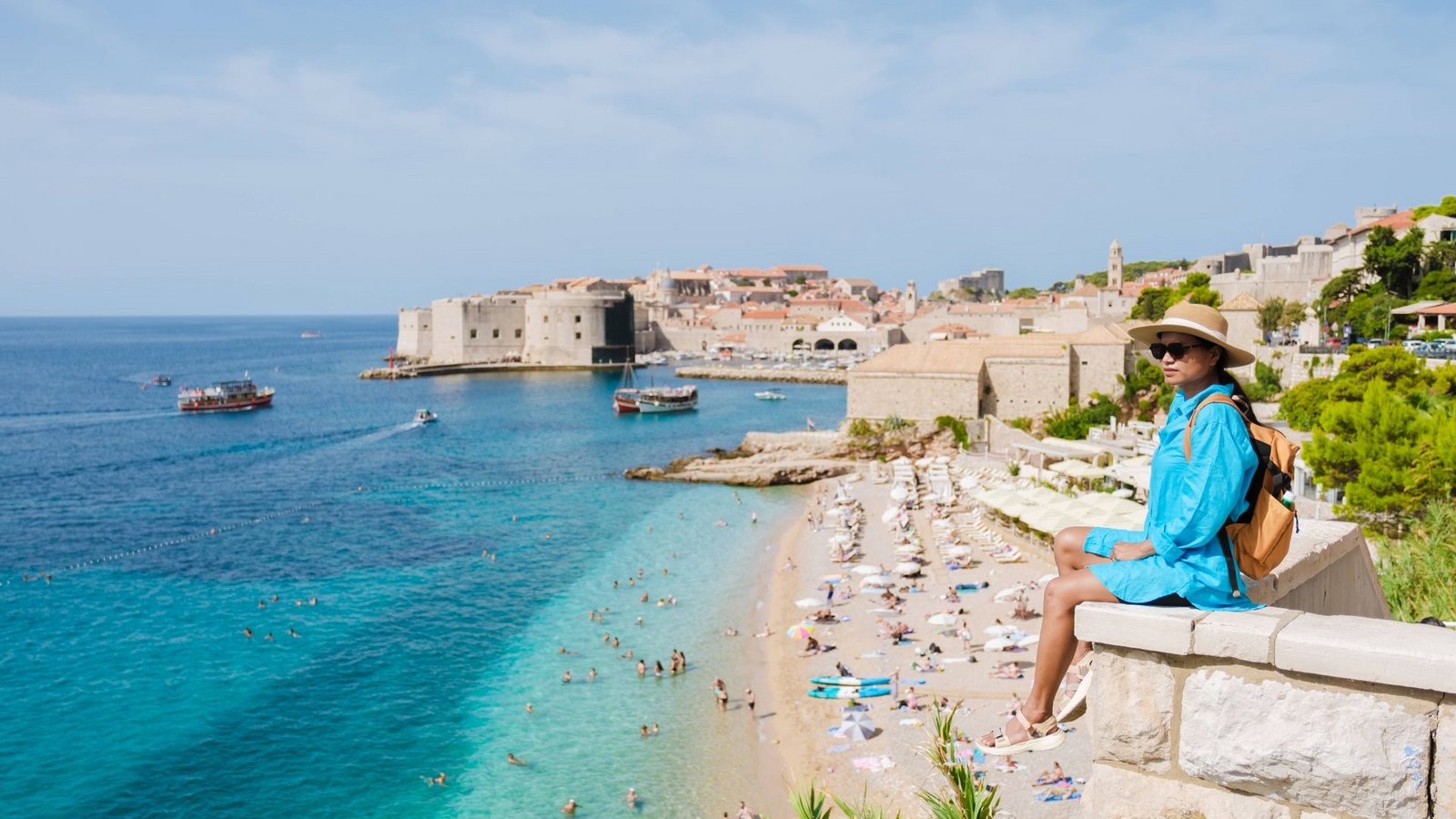 Malerisches Dubrovik: Doch zuletzt kamen deutlich weniger Touristen nach Kroatien.Foto: imago//Fokke Baarssen