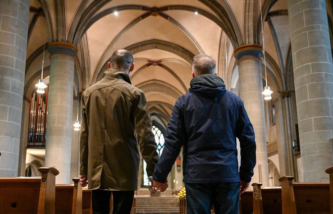 Homosexuelle Paare können ab sofort auch in der katholischen Kirche gesegnet werden.<span class='image-autor'>Foto: Harald Oppitz/KNA/Harald Oppitz</span>