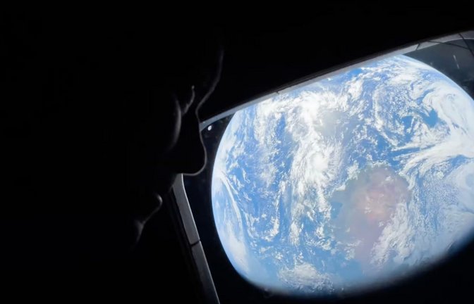 Die "Artemis 2"-Astronauten sind auf dem Weg zum Mond.<span class='image-autor'>Foto: Uncredited/NASA/AP/dpa</span>
