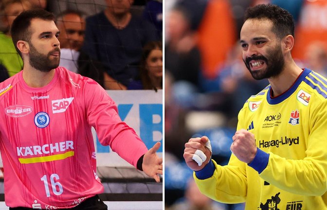 Torwartwechsel beim TVB im Sommer: Miljan Vujovic (li.) geht, Mohamed El-Tayar kommt.<span class='image-autor'>Foto: Pressefoto Baumann</span>