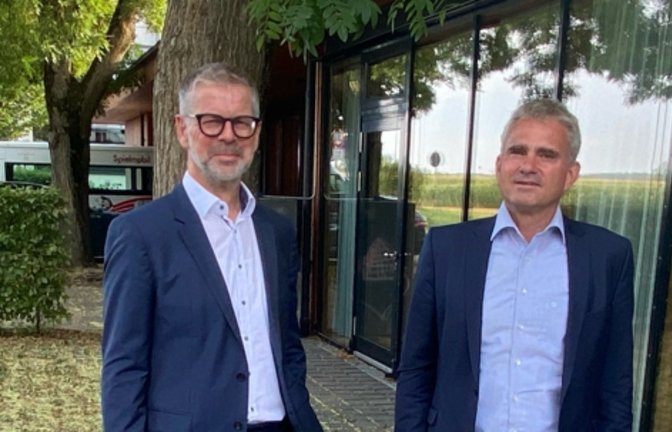 Michael Ilk und Holger Albrich (rechts). p