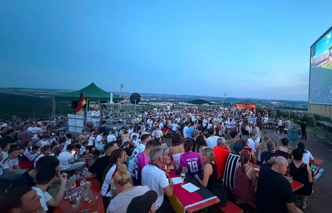 Beim Public Viewing auf dem Hubbühl in Ensingen durfte gejubelt werden. Und diesmal? Gezeigt wird die Partie in der Ensinger Kelter und beim SKV Sersheim.