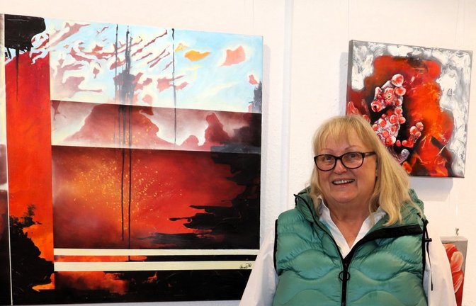 Renate Hild hat faszinierende Bilder zu allen vier Elementen geschaffen. <span class='image-autor'>Foto: Gergen</span>