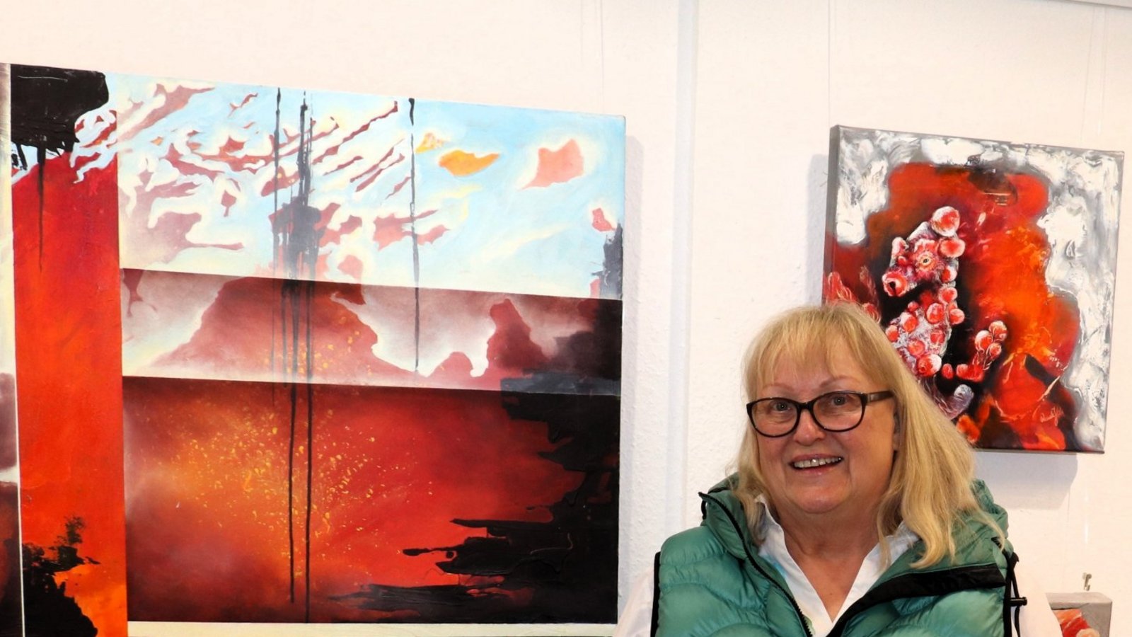 Renate Hild hat faszinierende Bilder zu allen vier Elementen geschaffen. Foto: Gergen