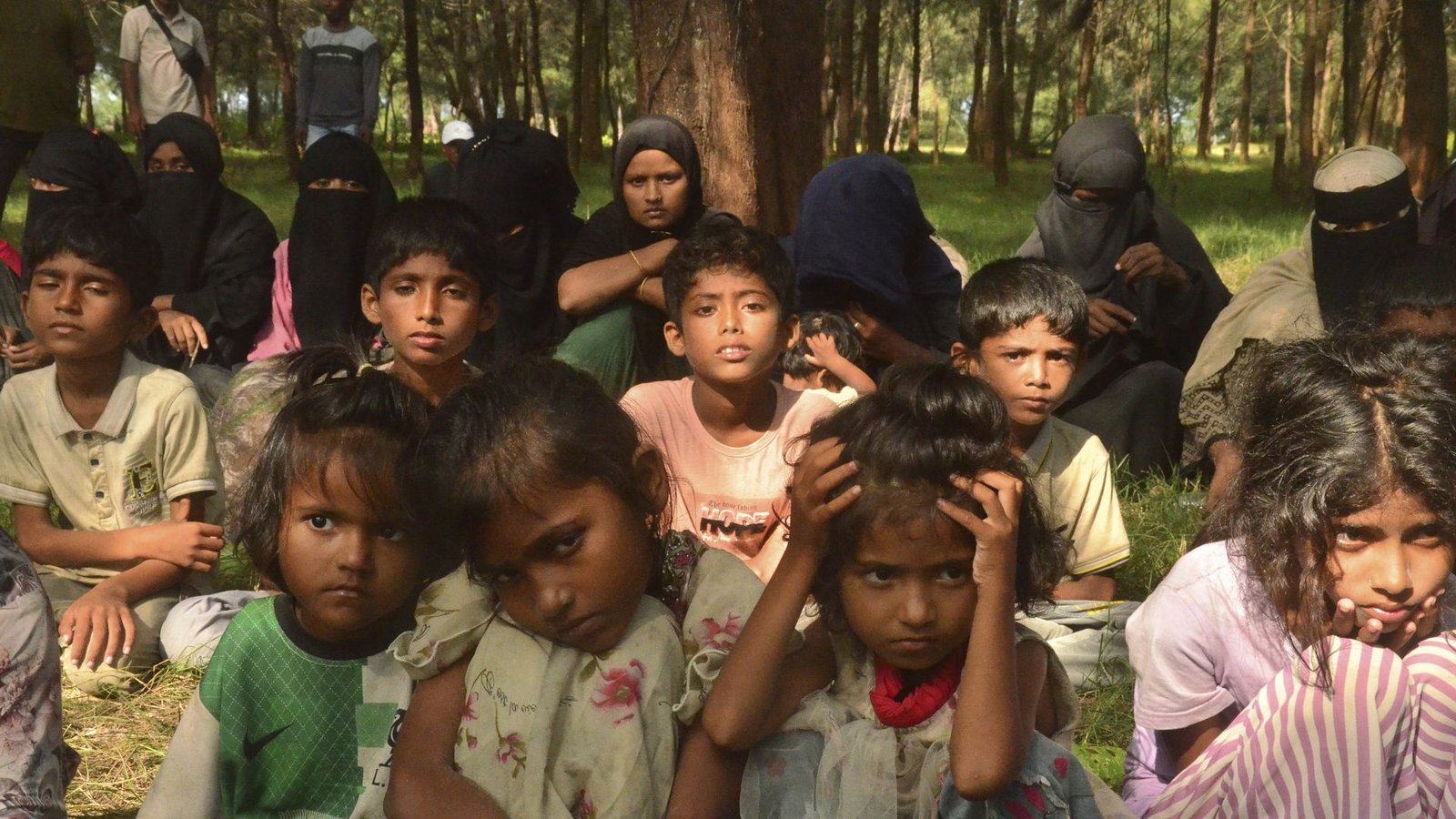Gestrandet: diese Flüchtlinge aus Myanmar haben Indonesien erreicht.Foto: dpa/Husna Mura