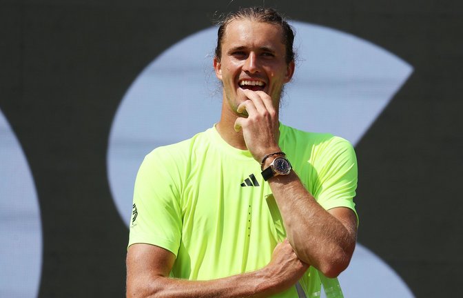 Gute Laune im Juni 2025 – schlägt Alexander Zverev in diesem Jahr wieder in Stuttgart auf?<span class='image-autor'>Foto: Baumann</span>