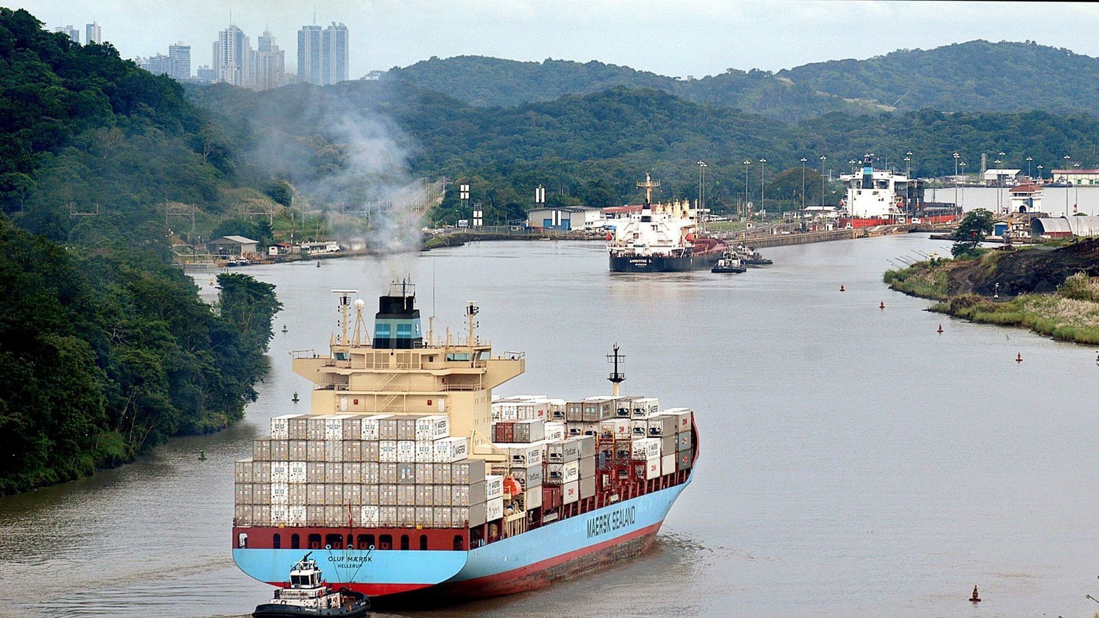 Der Panamakanal (Archivbild)Foto: picture alliance / dpa/Alejandro Bolivar Der Panamakanal (Archivbild)Foto: picture alliance / dpa/Alejandro Bolivar