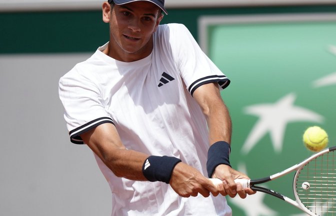 Überrascht auch bei den French Open: Rafael Jódar.<span class='image-autor'>Foto: Aurelien Morissard/AP/dpa</span>