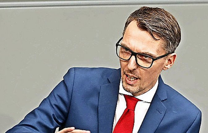 Lars Castellucci (SPD) bei einer Rede im Bundestag<span class='image-autor'>Foto: picture alliance / Wolfgang Kumm</span>