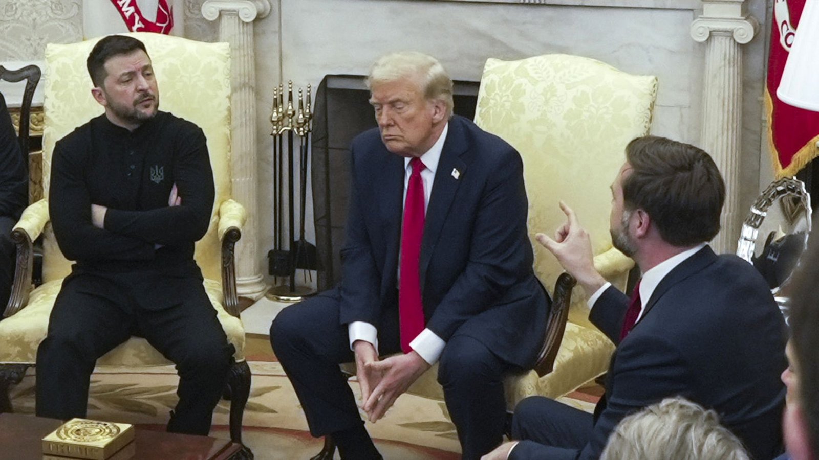 Bei den ersten Gesprächen über das Rohstoffabkommen war es im Weißen Haus zu einem Eklat gekommen.Foto: AP/Mystyslav Chernov Bei den ersten Gesprächen über das Rohstoffabkommen war es im Weißen Haus zu einem Eklat gekommen.Foto: AP/Mystyslav Chernov