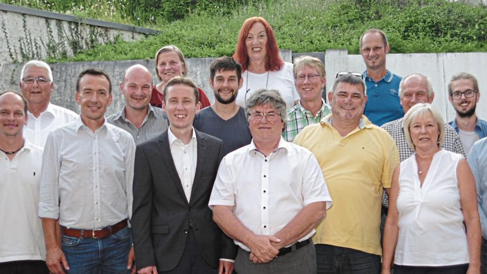 Der neue Rat der Gemeinde Eberdingen vor seiner konstituierenden Sitzung.  Foto: Romanowski