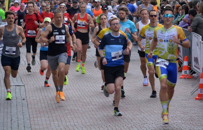 Zahlreiche Teilnehmer testen am Samstag den „neuen“ Mahle-Lauf. Archivfoto: Stahlfeld