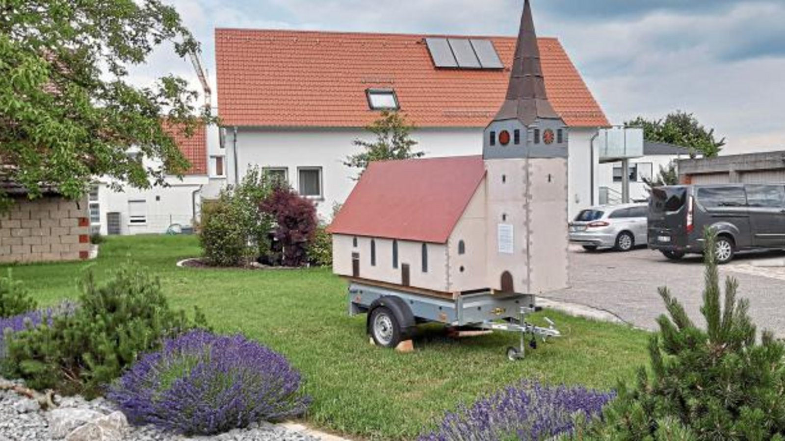 Das Modell wird an wechselnden Standorten zu sehen sein.  Foto: Wenzke