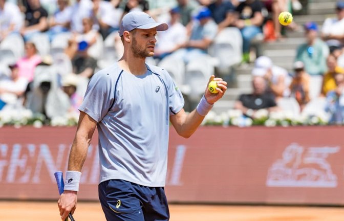 Yannick Hanfmann ist bei den Generali Open 2026 in Kitzbühel am Start.<span class='image-autor'>Expa/Johann Groder/APA/dpa</span>