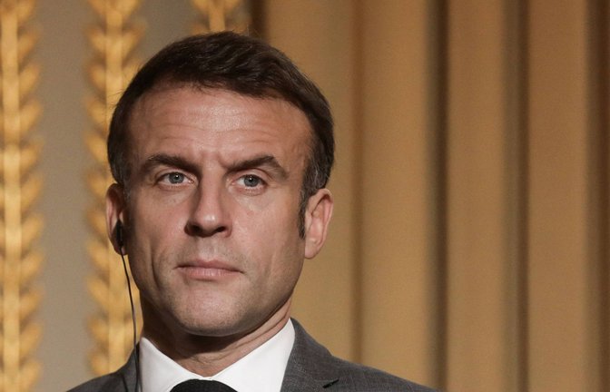 Frankreichs Präsident Emmanuel Macron will der Ukraine das Angreifen von Stellungen in Russland ermöglichen.<span class='image-autor'>Foto: IMAGO//Stephane Lemouton</span>