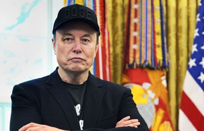 Elon Musk, im Mai noch als Trump-Berater aktiv, will seine eigene Partei gründen.<span class='image-autor'>Foto: Evan Vucci/AP/dpa/Evan Vucci</span>