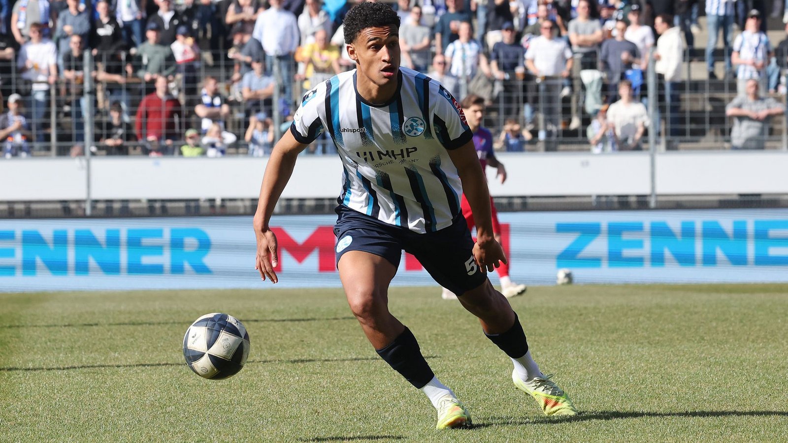 Jacob Danquah spielte vor der Zeit im Regionalligateam der Kickers auch bei Hannover 96 II.Foto: Baumann/Hansi Britsch