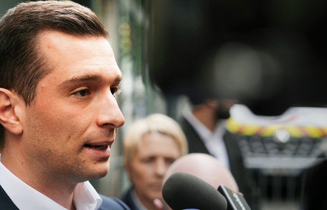 Der Franzose Jordan Bardella ist Chef der   Fraktion „Patrioten für Europa“.<span class='image-autor'>Foto: AFP/Dimitar Dilkoff</span>