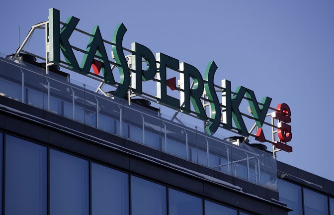 Die Virenschutzprogramme der russischen Firma stehen in der Kritik.<span class='image-autor'>Foto: dpa/Pavel Golovkin</span>
