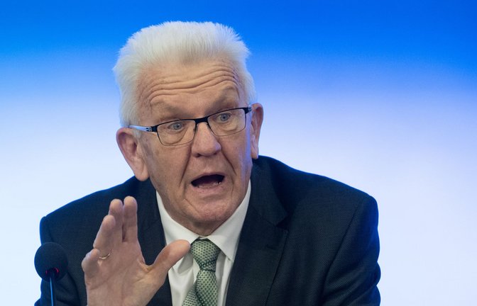 Ministerpräsident Winfried Kretschmann (Grüne) geht mit seiner Partei hart ins Gericht.<span class='image-autor'>Foto: dpa/Marijan Murat</span>