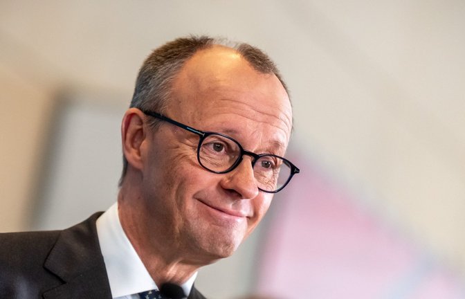 Hat sein Ziel erreicht: CDU-Vorsitzender Friedrich Merz.<span class='image-autor'>Foto: dpa/Michael Kappeler</span>