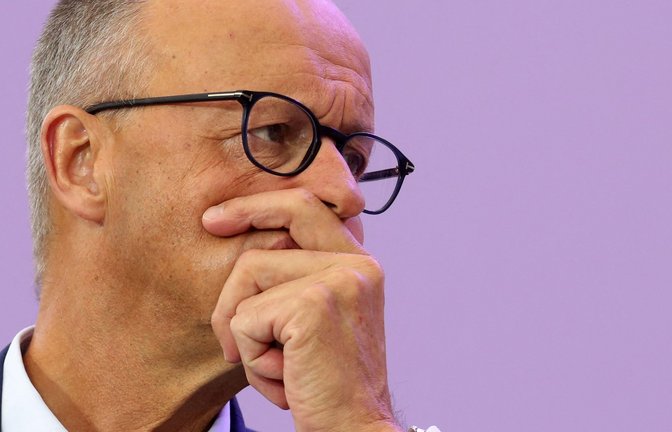 Vor harten Entscheidungen: Kanzler Friedrich Merz.<span class='image-autor'>Foto: AFP/Adam Berry</span>