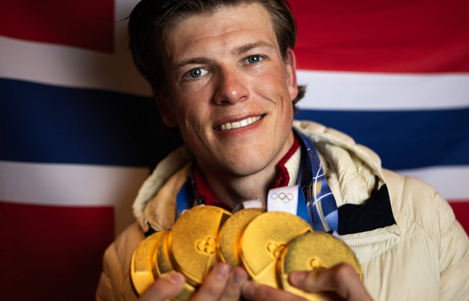 Ein Langläufer, sechs Goldmedaillen: Johannes Hösflot Kläbo<span class='image-autor'>Foto: IMAGO/Bildbyran</span>