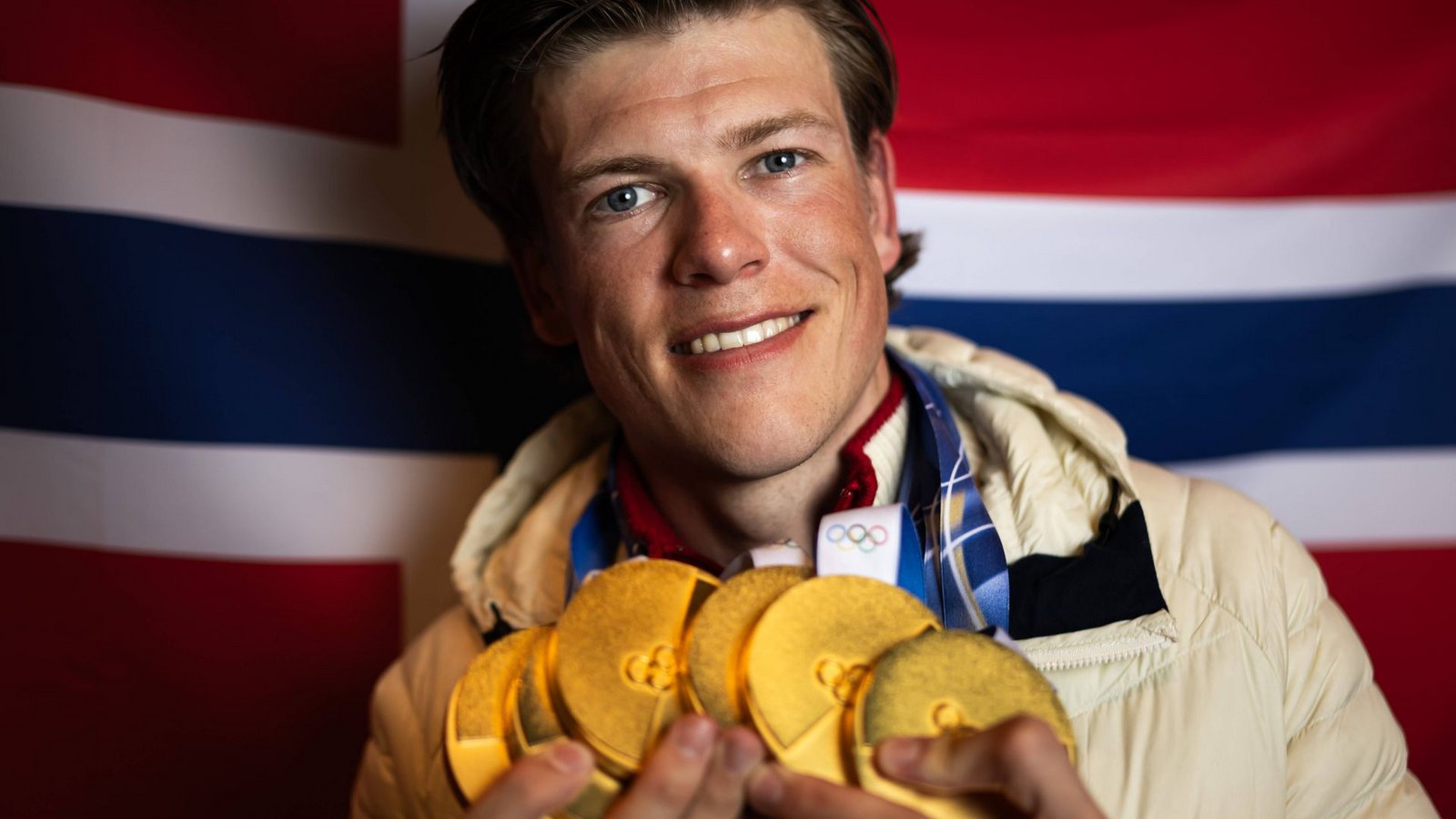 Ein Langläufer, sechs Goldmedaillen: Johannes Hösflot KläboFoto: IMAGO/Bildbyran