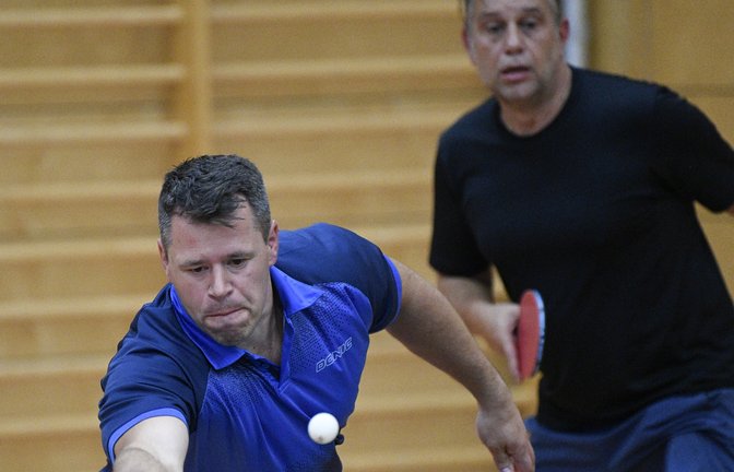 Josef Oleksik (links) und Kristian Frank sind mit den TTF Gündelbach in bestechender Form. <span class='image-autor'>Foto: Archiv/Leitner</span>