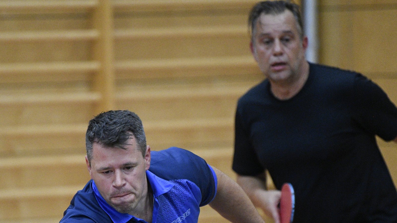 Josef Oleksik (links) und Kristian Frank sind mit den TTF Gündelbach in bestechender Form. Foto: Archiv/Leitner