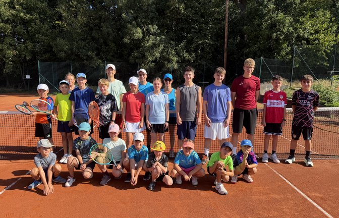 Ausgeschlafen und voller Vorfreude starten die Tennistalente in den Tag. <span class='image-autor'>Foto: Dittrich</span>