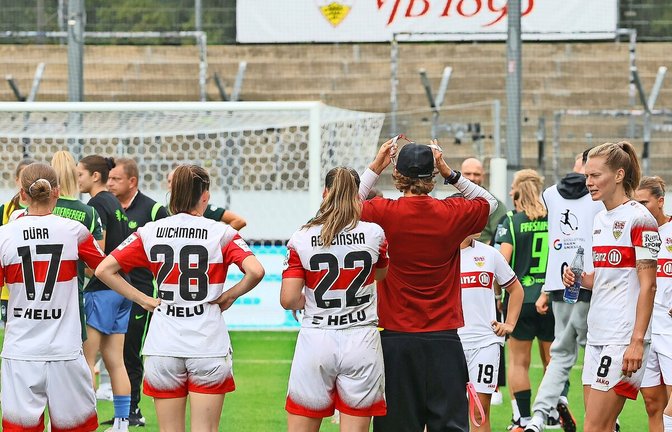 Die Enttäuschung nach der Niederlage gegen den VfL war groß.<span class='image-autor'>Foto: Baumann</span>