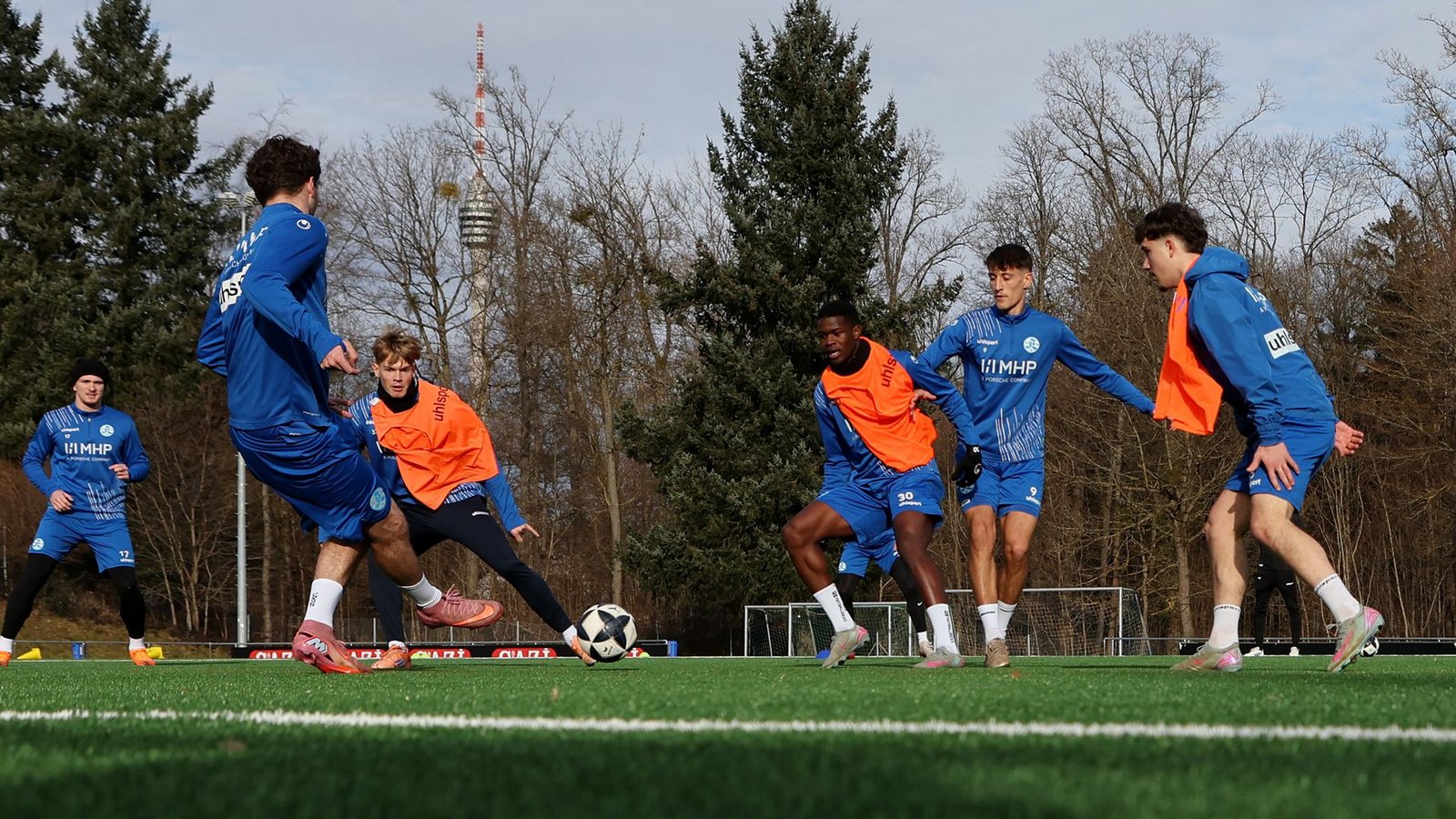 Verschiedene Spielformen gab es beim Trainingsauftakt.Foto: Baumann/Julia Rahn Verschiedene Spielformen gab es beim Trainingsauftakt.Foto: Baumann/Julia Rahn