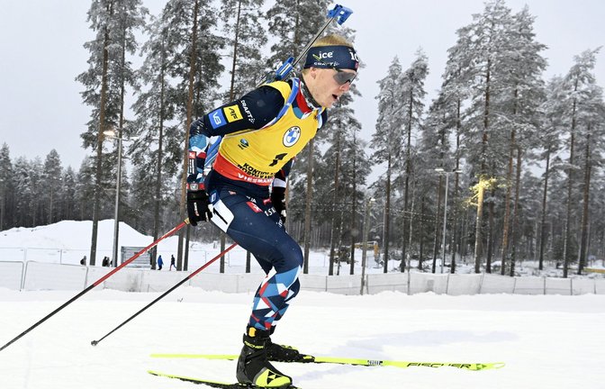 Siegte auch beim Weltcup in Hochfilzen: Biathlon-Ass Johannes Thingnes Bö<span class='image-autor'>Foto: Vesa Moilanen/Lehtikuva/dpa/Archivbild</span>