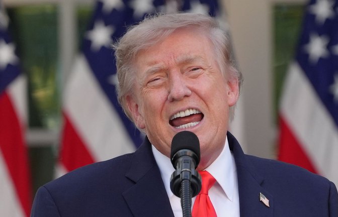 Trump droht mit neuen Zöllen. (Archivbild)<span class='image-autor'>Foto: Jacquelyn Martin/AP/dpa</span>